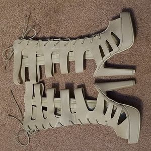 Wild diva gladiator boots